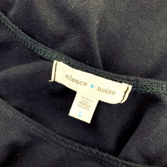 NOISE + SILENCE / Black Geometric Bodysuit / Large - Picture 5 of 7